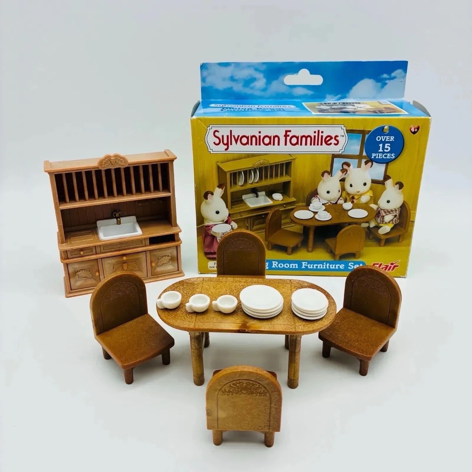 シルバニアファミリー Dining Room Furniture Set - ダイニングルーム 家具セット 海外版 希少 2010 Flair フレア エポック社 箱付き 5,920円