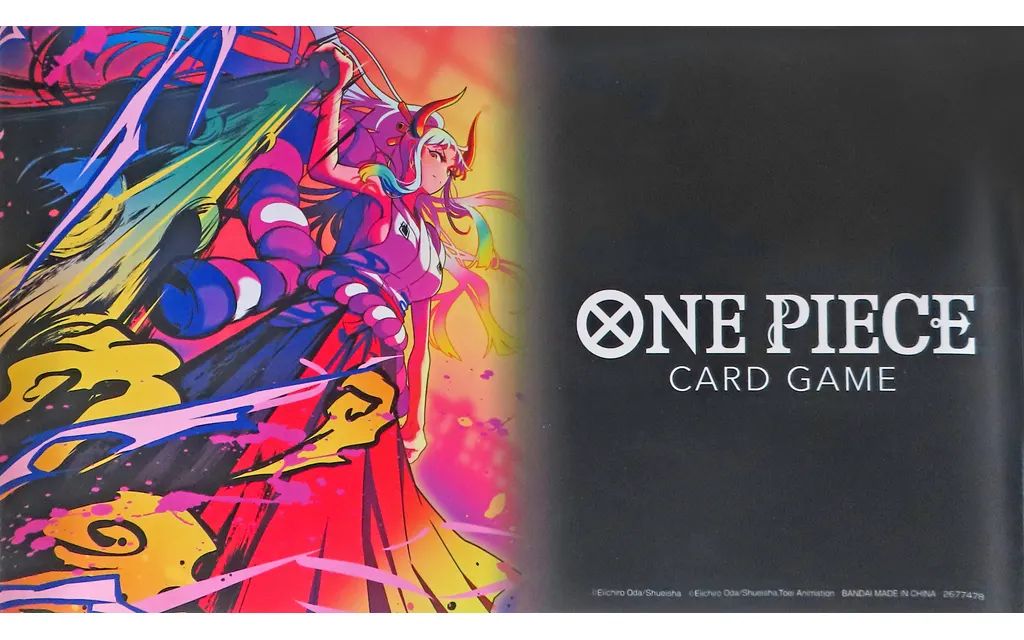 [Used] Supply [Single Item] Playmat “ONE PIECE Card Game English Version Playmat and Storage Box Set Yamato -Play Mat & Storage Box Set Yamato- Overseas Premium Bandai Limited” included
