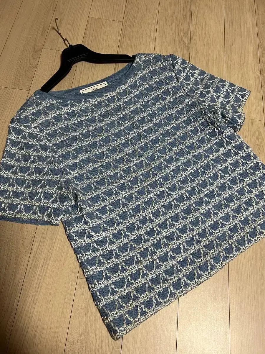 セントジョン ST JOHN マリン 刺繍 半袖 Tシャツ セントルイス ブルー スカイブルー Tシャツ