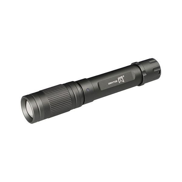 GENTOS 閃零 充電式LEDライト ウルトラスポットビーム搭載 グレー FLP-2607