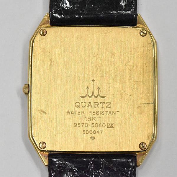 稼働品 セイコー クレドール GHAK964 メンズ 腕時計 ワニ革 社外品