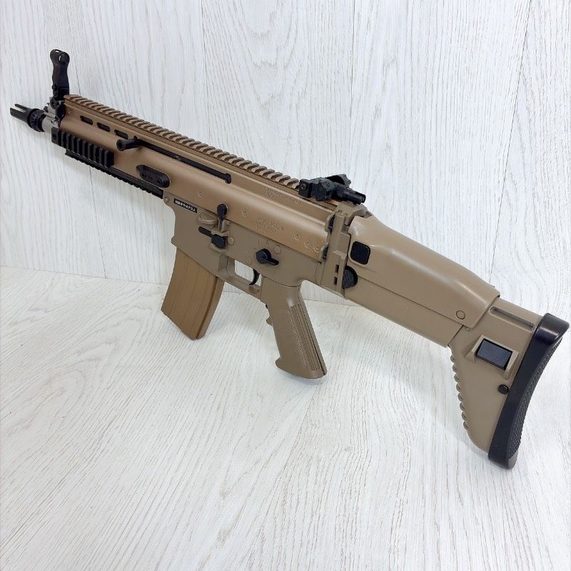 外装美品ジャンク品】東京マルイ 電動ガンボーイズ SCAR-L CQC FDE