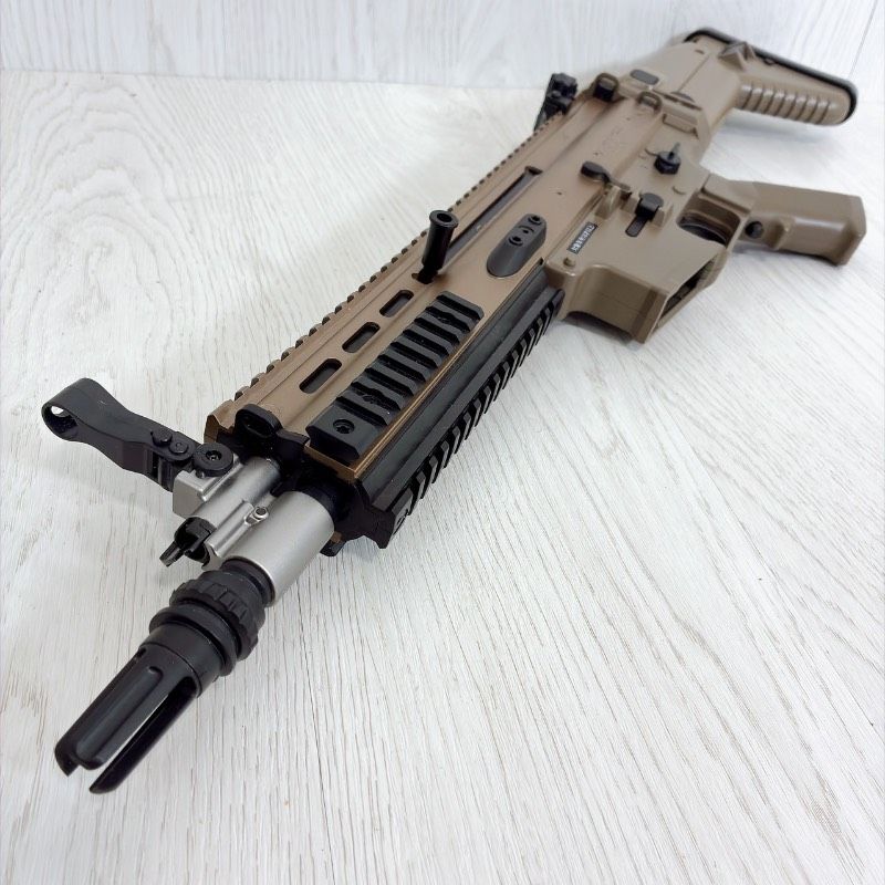 外装美品ジャンク品】東京マルイ 電動ガンボーイズ SCAR-L CQC FDE