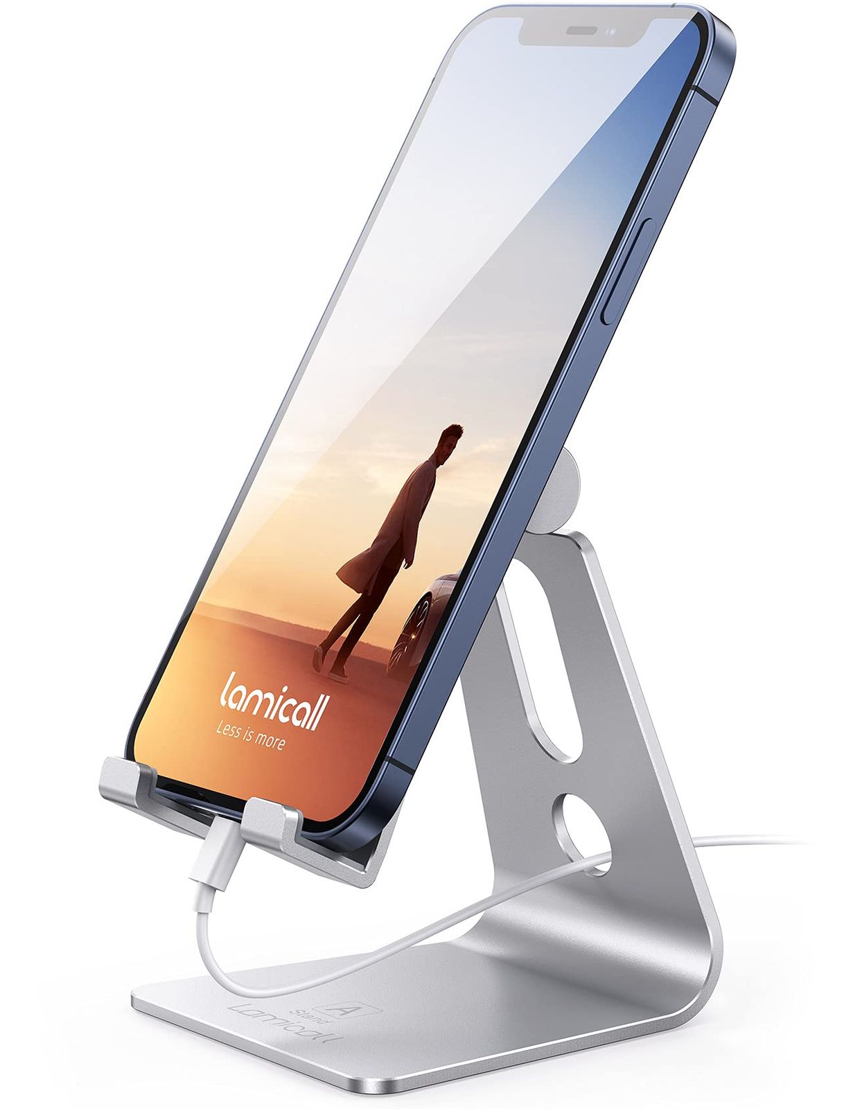Lomicall スマホ スタンド アルミ 角度調整 : 卓上 携帯 けいたい 立て スマフォ すまほ アイフォン アンドロイド stand 1