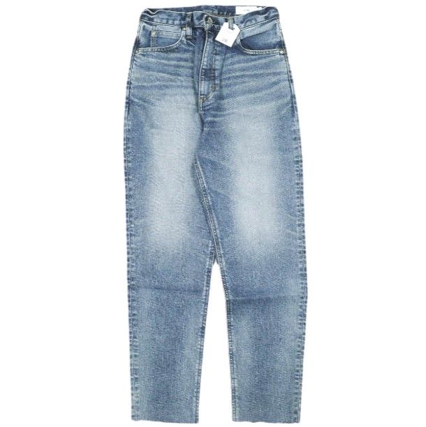 新品 HYKE ハイク 日本製 TAPERED UWB 13oz カットオフテーパードデニムパンツ 13168 - 6928 28 USED WASH BLUE 定価31,900円 ジップフライ ジーンズ ボトムス g23054