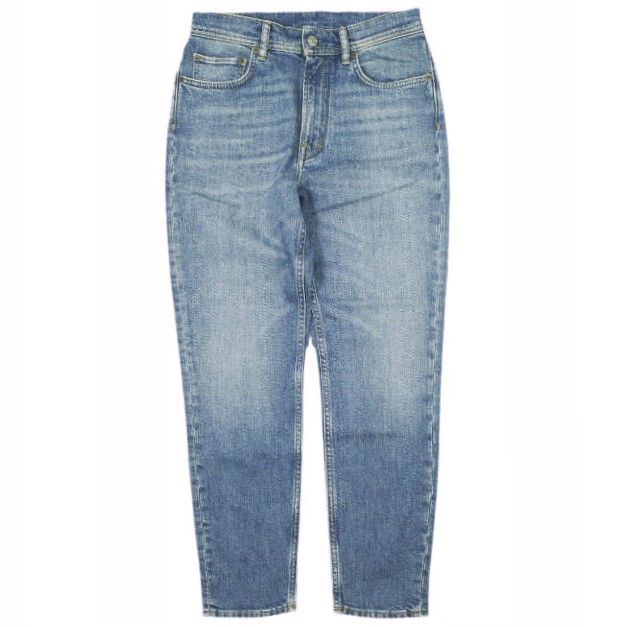 新品 Acne Studios アクネストゥディオズ イタリア製 Melk Mid Blue スリムテーパードデニムパンツ A00210 26 Indigo 定価44,000円 ジップフライ ジーンズ ボトムス g23050