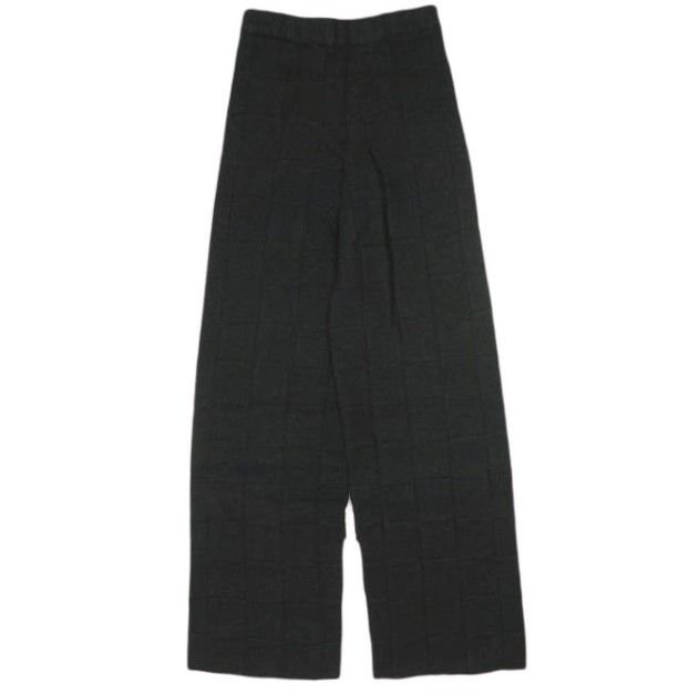 新品 BASERANGE ベースレンジ フランス製 KONAK PANTS ウールニットパンツ XS BLACK イージー 定価31,900円 ボトムス g22952