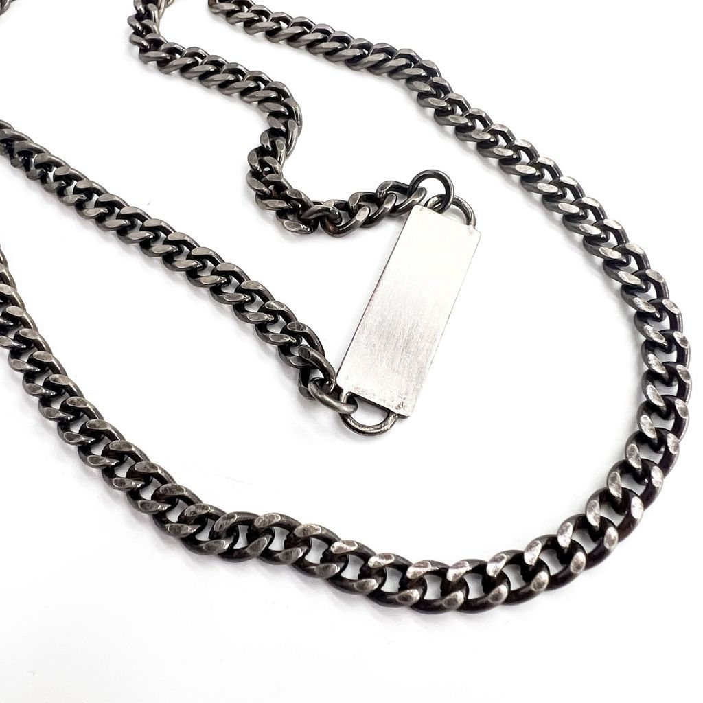 Jean Paul Gaultier 2連 ウォレットチェーン 剃刀 Jean Paul GAULTIER シルバー 2連 ウォレットチェーン 喜平 ロゴ