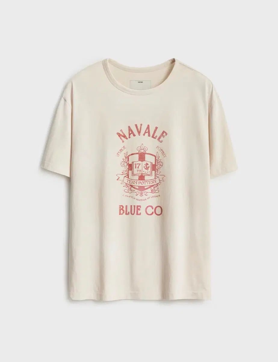 ポッタリー プリンティング ヴィンテージ Tシャツ 5サイズ