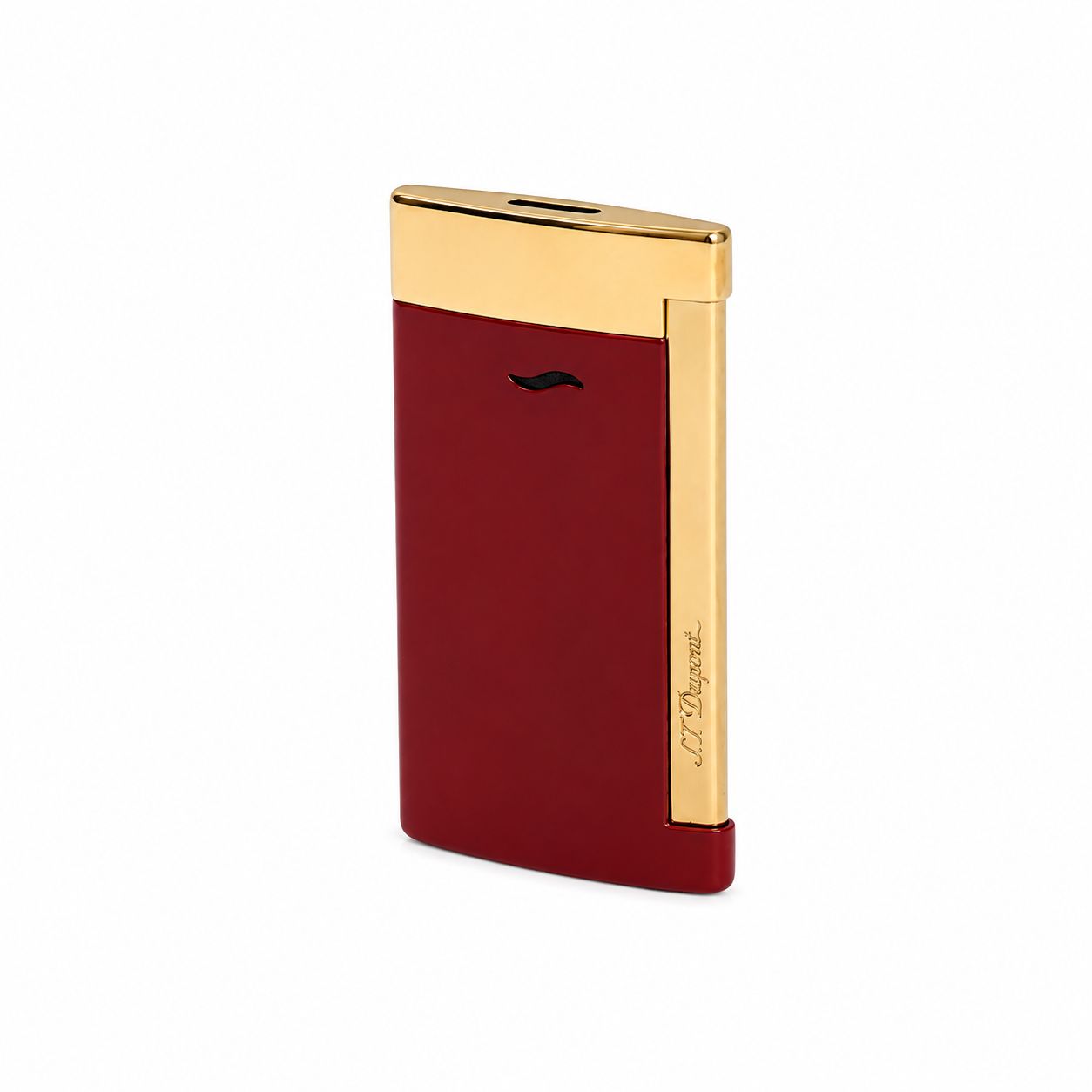 【ギフト対応可】エス・テー・デュポン S.T.DUPONT ガスライター Slim 7 Red and Golden Finish Lighter スリム7 ユニセックス ロータスレッド×ゴールド 人気 ブランド おしゃれ 誕生日 記念 プレゼント 送料無料