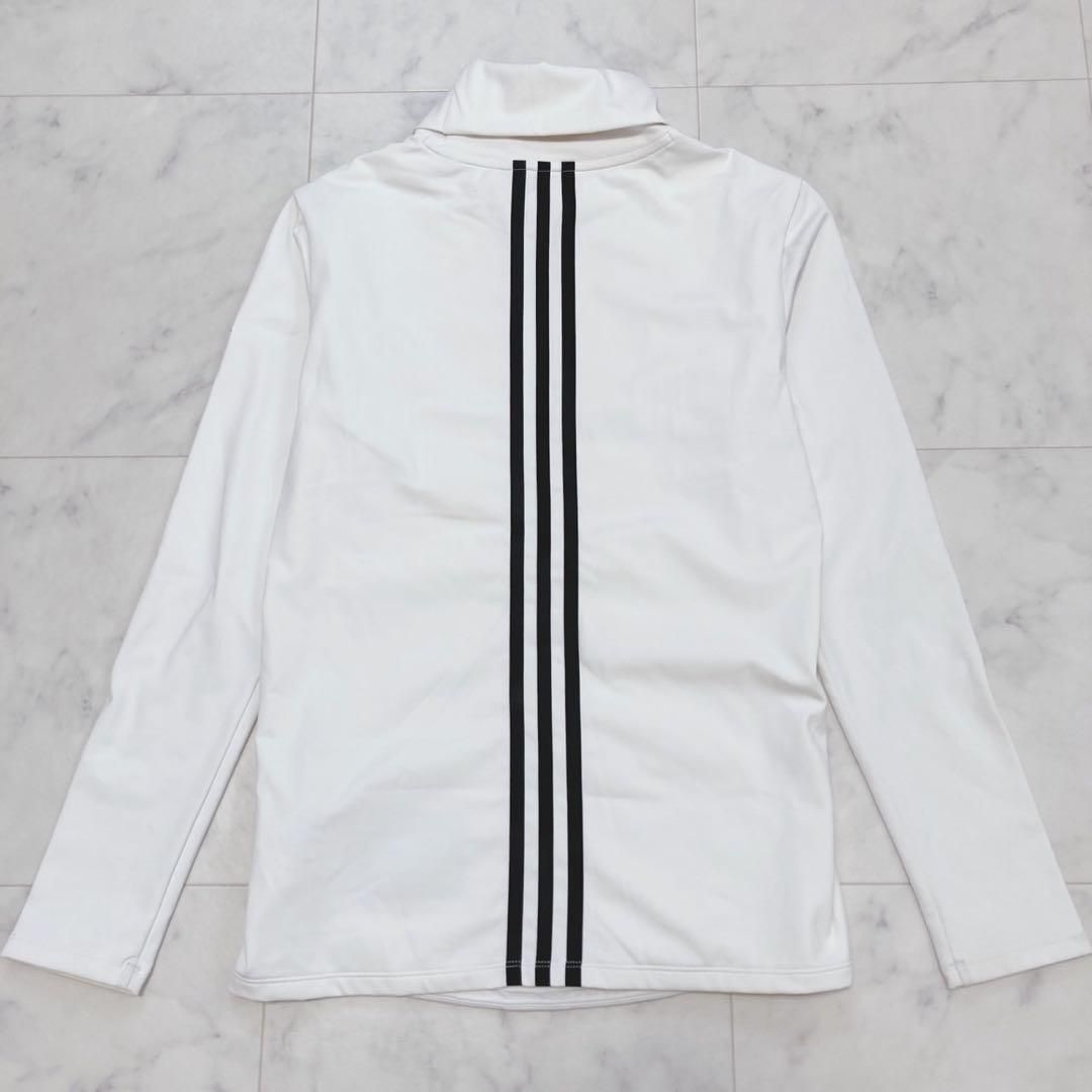adidas 定価1.2万 キルトコンビネーション タートルネック 保温 M adidas 定価1.2万 キルトコンビネーション タートルネック 保温 M