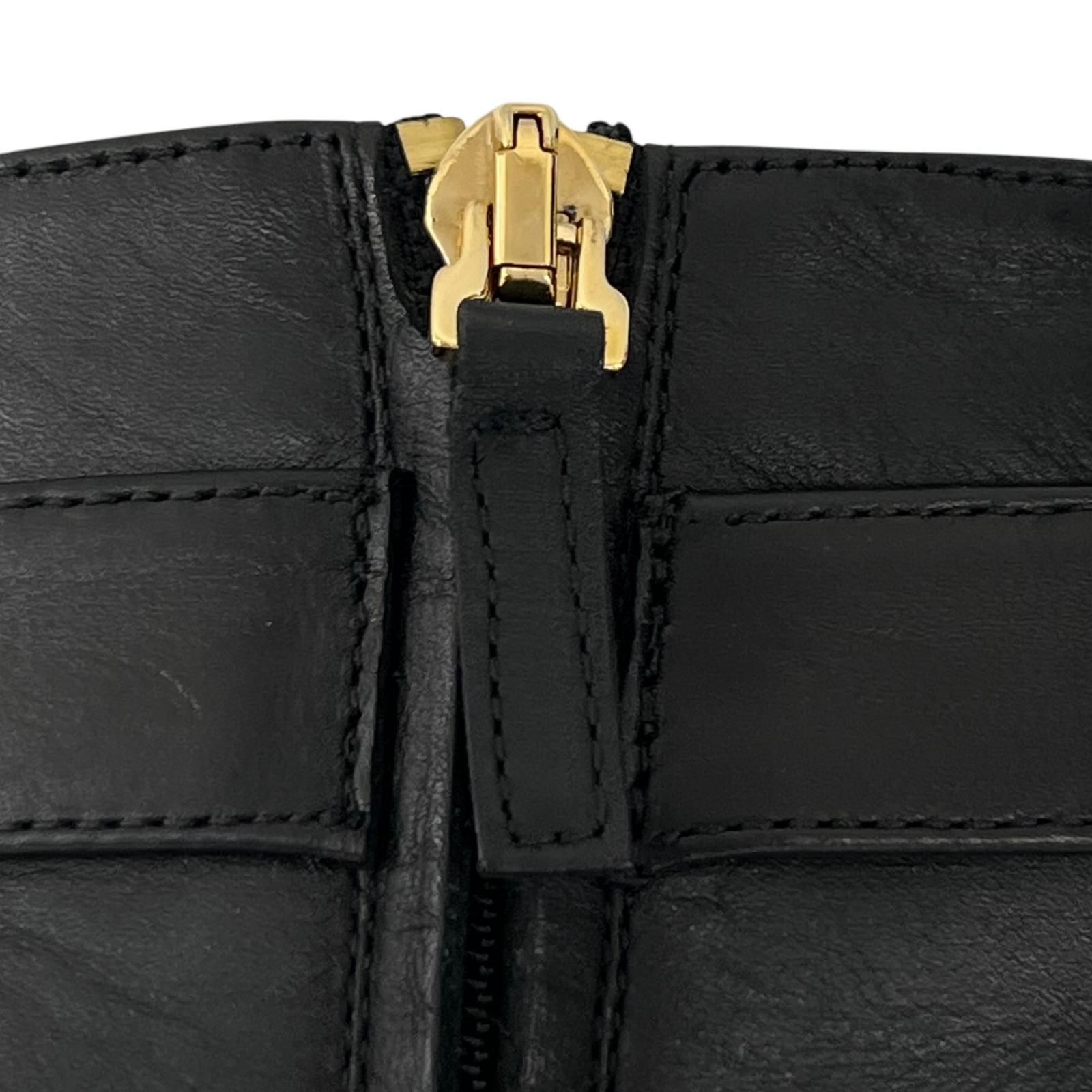 美品▲Salvatore Ferragamo サルヴァトーレフェラガモ RENE C ガンチーニ金具 レザー アンクルブーツ ブラック 8.5 伊製 レディース