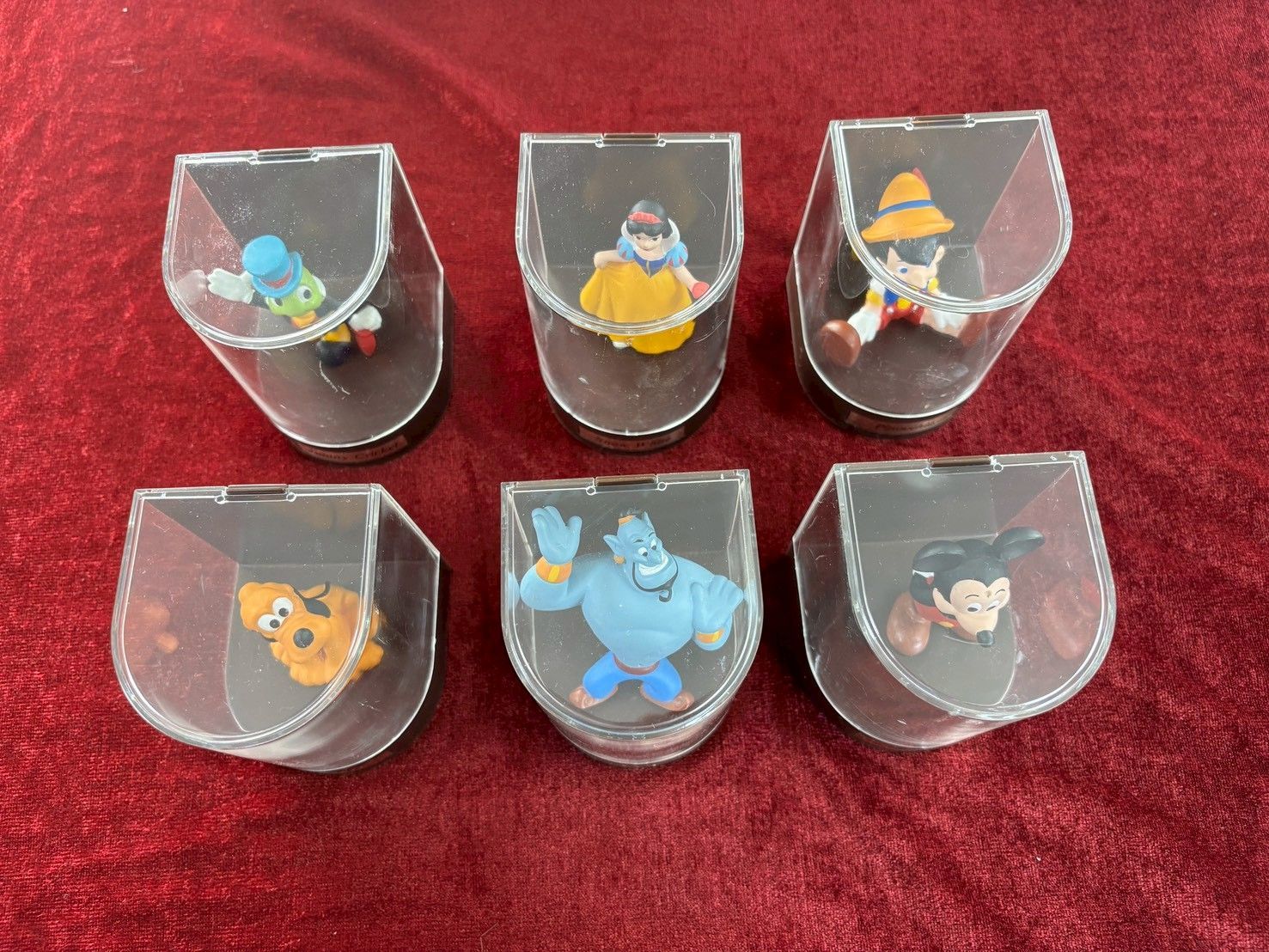 ディズニー キャラクター フィギュア ケース付き まとめ売り 18点 ミッキー 他