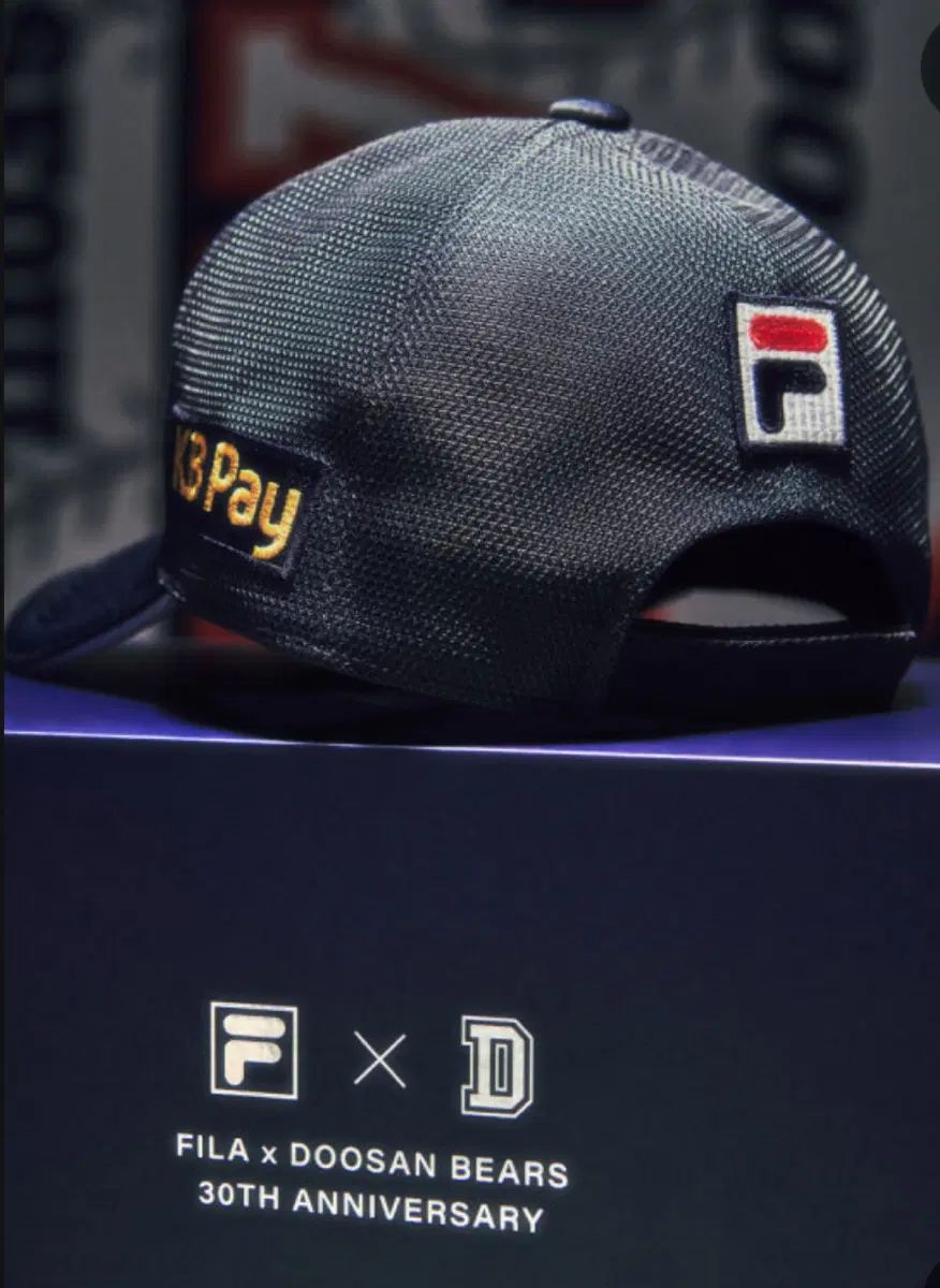 (新品) FILA フィラ 斗山ベアーズ 30周年 記念 キャップ + 2016 優勝 記念球