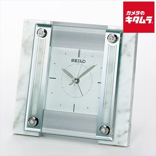 【新品】セイコー 光センサー式自動点灯電波掛時計 QK737W【正規品】