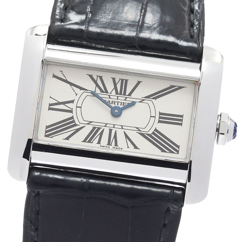 カルティエ CARTIER W6300255 ミニタンクディバン クォーツ レディース _972718