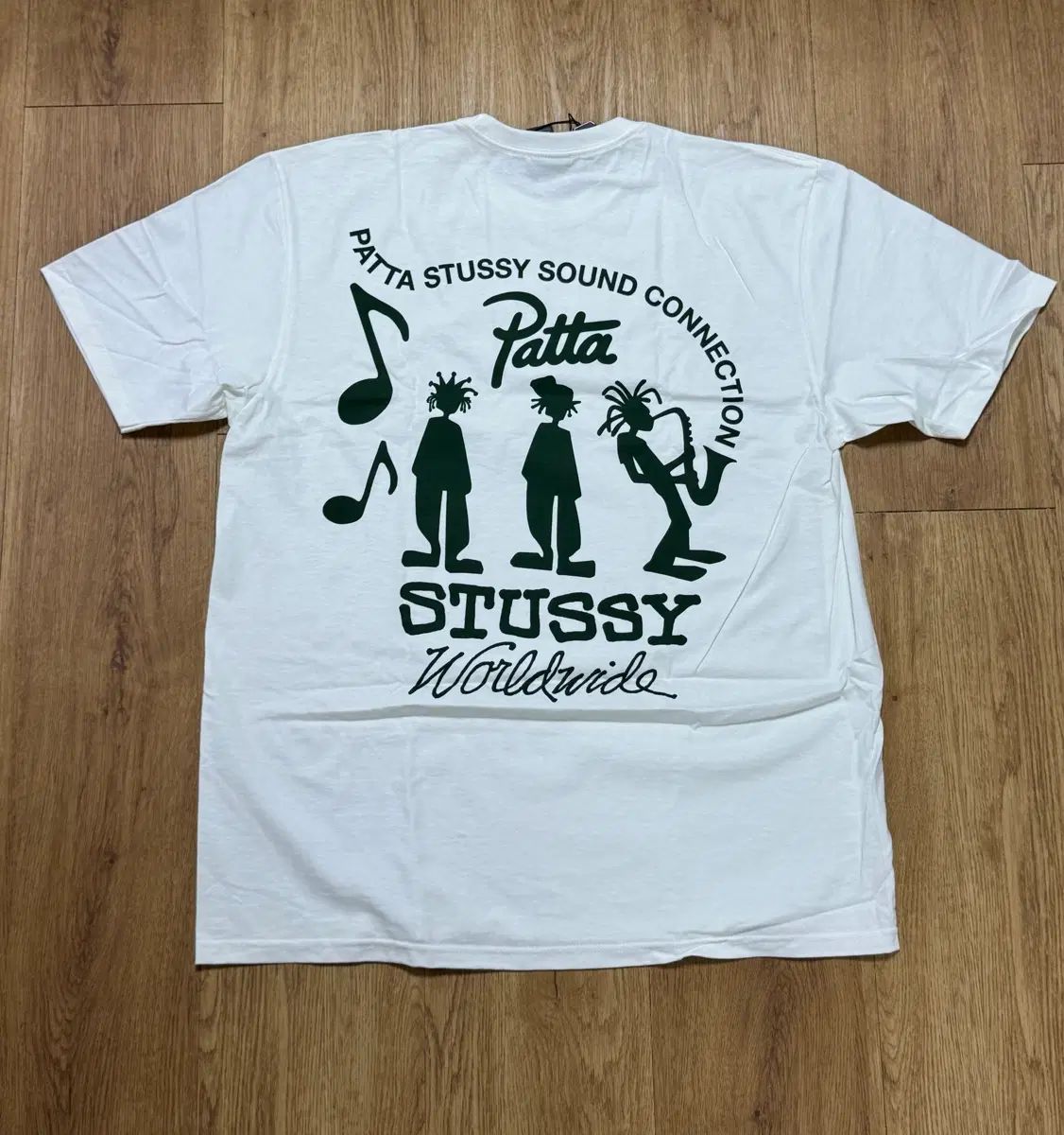 L STUSSY x patta THE SOUND コネクション Tシャツ 白 11,173円