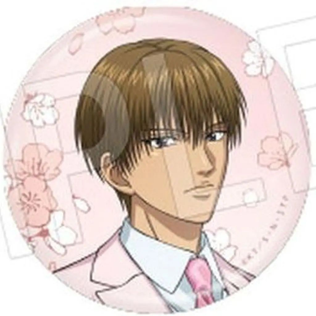 [Used] Badge Pins Hiyoshiwaka “New Prince of Tennis Trading Japanese Paper Style Can Badge SAKURA Style ver.” AnimeJapan 2026 Merchandise