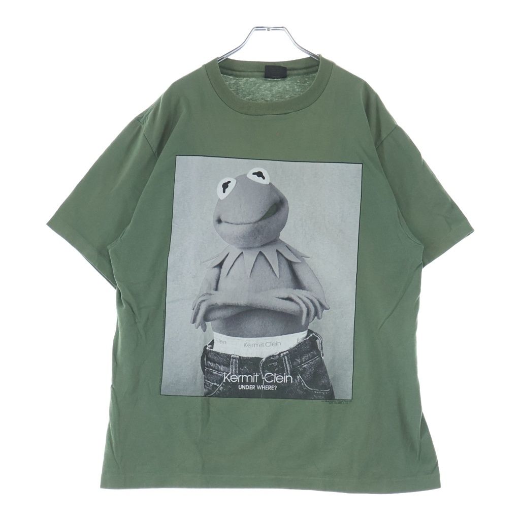 VINTAGE (ヴィンテージ) 90s Kermit カーミット クルーネック半袖Tシャツ USA製 カーキ ‐ 20,822円