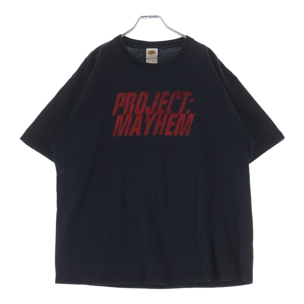 VINTAGE (ヴィンテージ) Fight Club Project Mayhem ファイトクラブ プロジェクトメイヘム クルーネック半袖Tシャツ ネイビー -