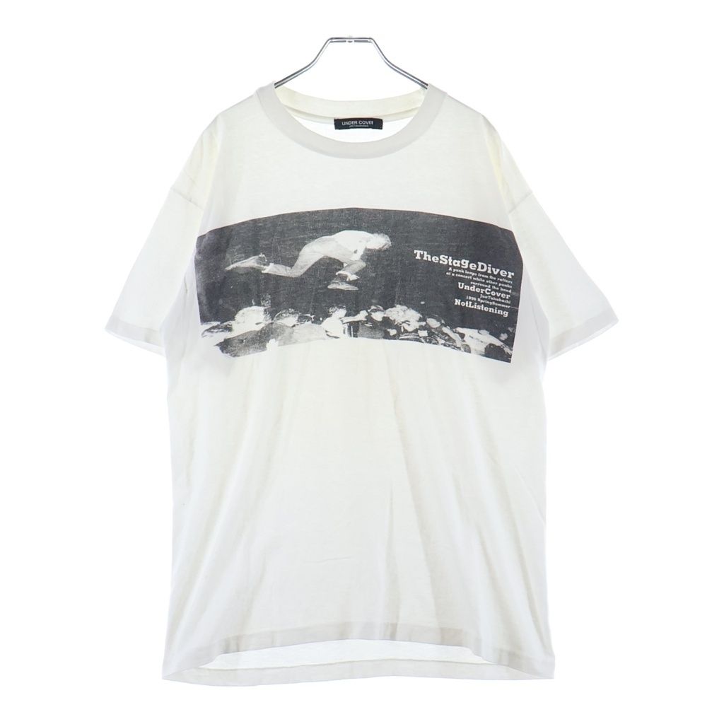 UNDERCOVER (アンダーカバー) 96SS ARCHIVE THE STAGE DIVER GBH ステージダイバー フォトプリント クルーネック半袖Tシャツ カットソー ホワイト アーカイブ 26,546円