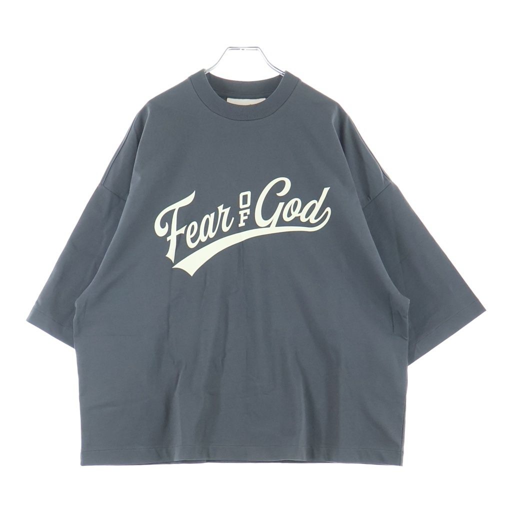 FEAR OF GOD ESSENTIALS (フィアオブゴッド エッセンシャルズ) MERCH TEE マーチ 両面ロゴプリント Tシャツ 半袖カットソー グレー