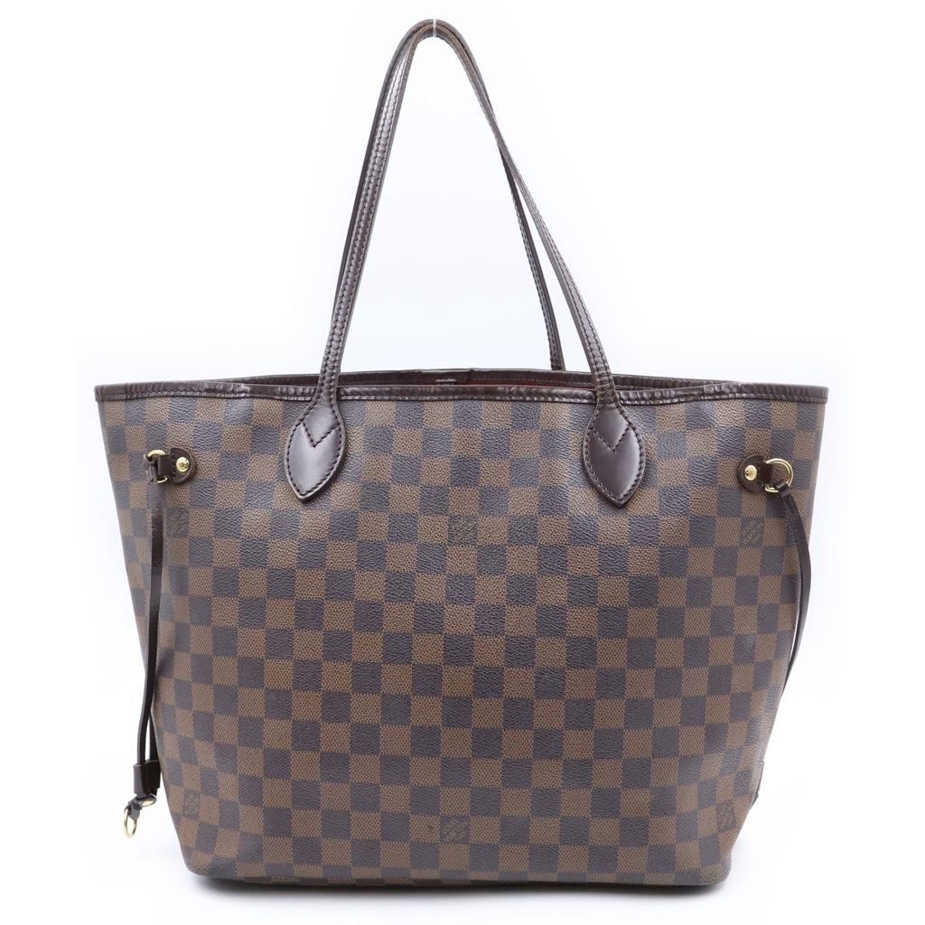 LOUIS VUITTON (ルイヴィトン) ネヴァーフルMM ダミエ レザートートバッグ ブラウン N51105