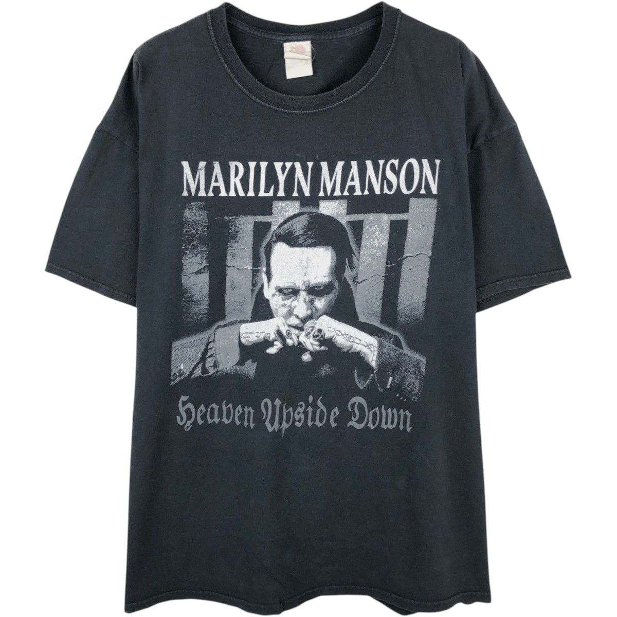 古着 フルーツオブザルーム FRUIT OF THE LOOM HD COTTON MARILYN MANSON マリリンマンソン バンドTシャツ バンT メンズXL相当/eaa658889