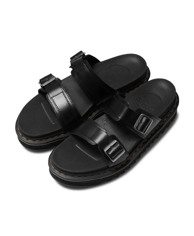 DR. MARTENS ドクターマーチン マイルス ブラック スリッパ 23523001