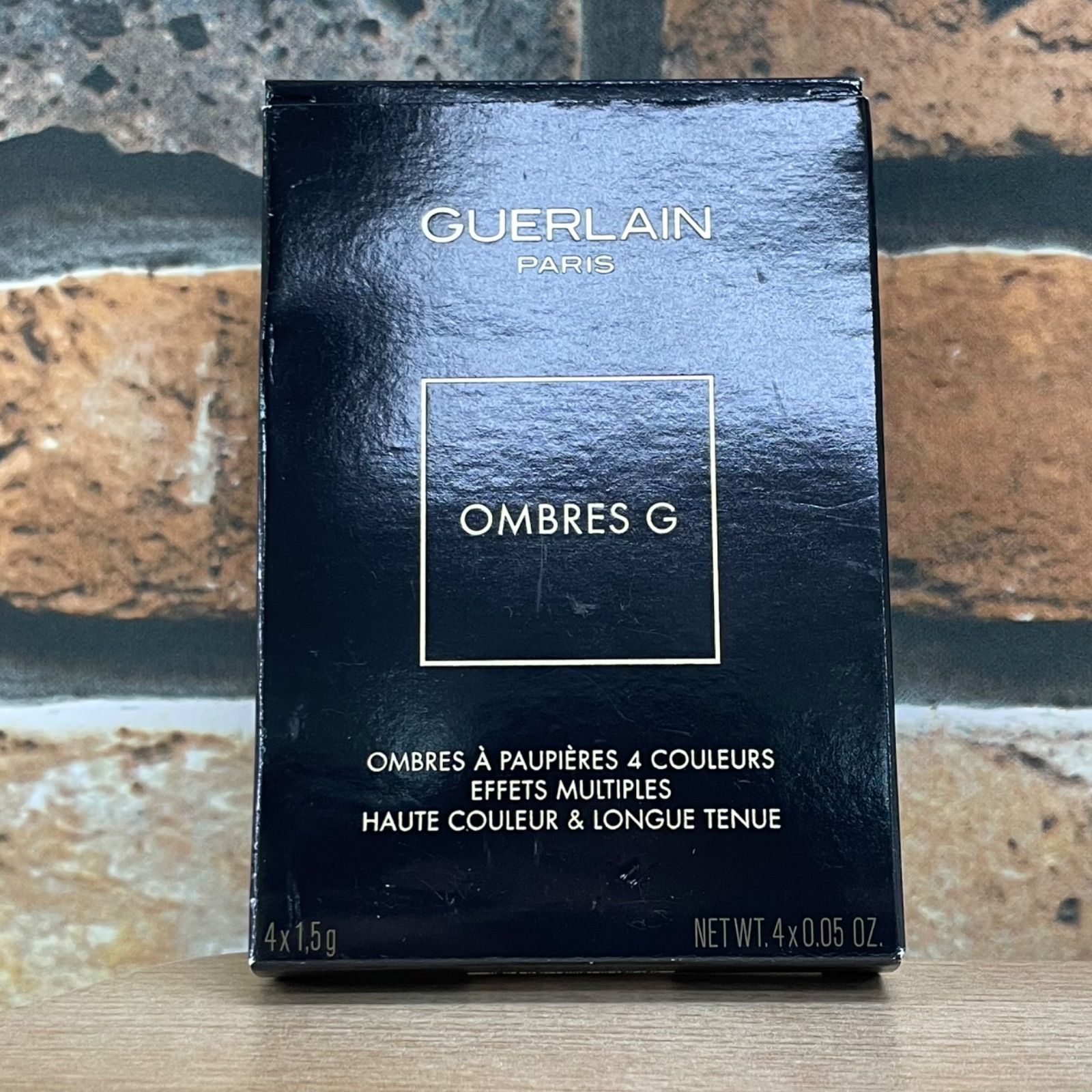 ★DE【中古品】ゲラン オンブル ジェ/4色入りアイシャドウパレット/6g/カラー:サテンetc/KKVTRDE280