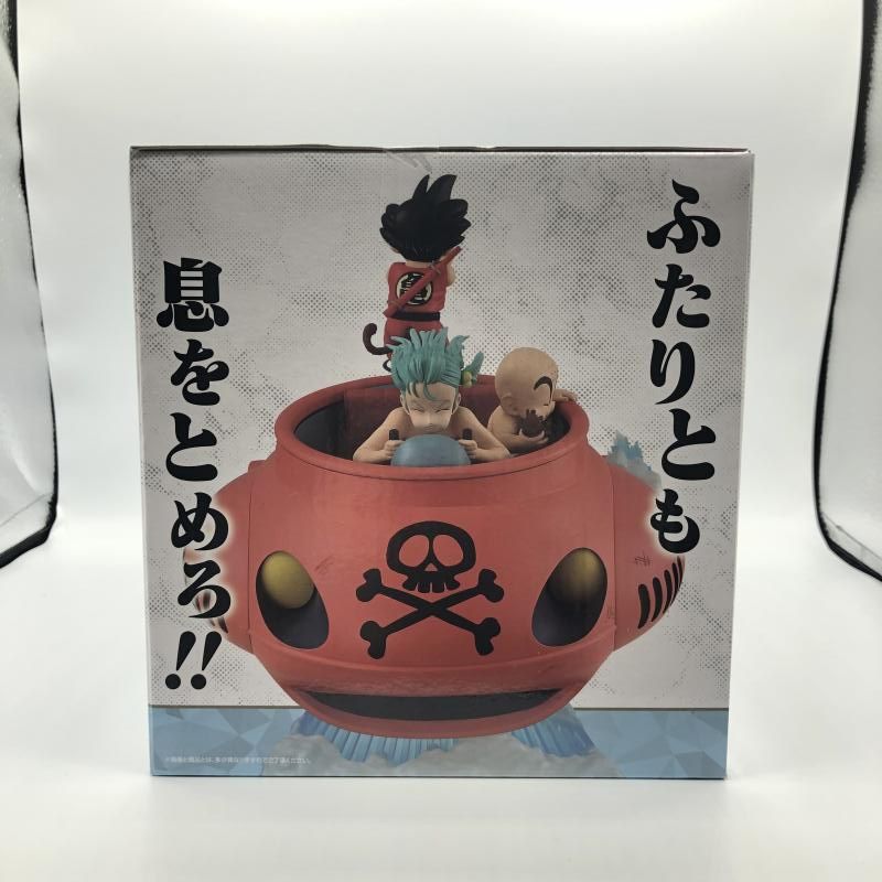 中古】未開封)D賞 孫悟空＆ブルマ＆クリリン 潜水艇フィギュア ｢一番