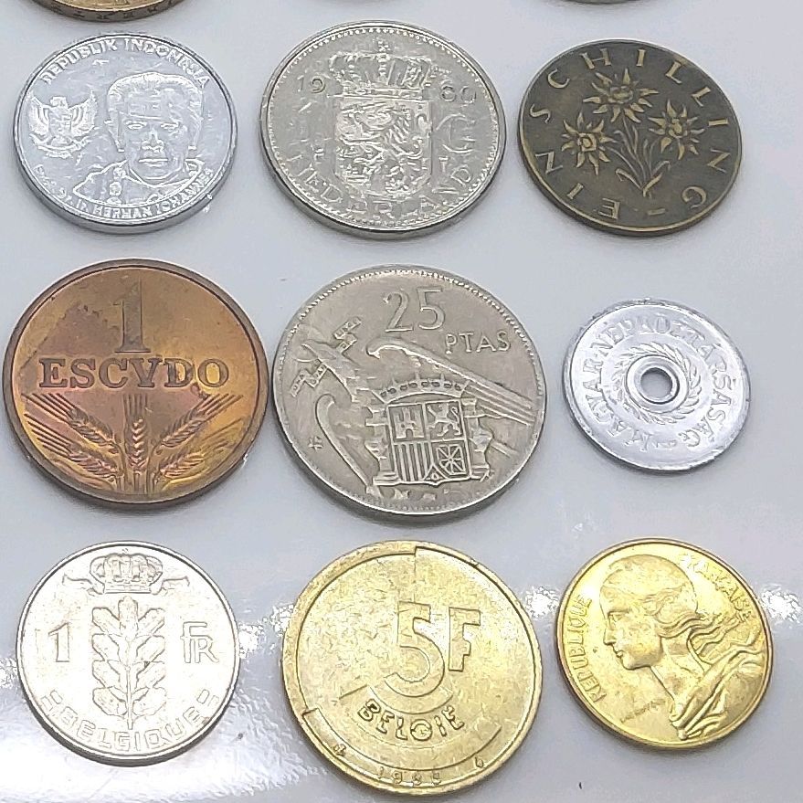 L304】外国コイン 30枚詰め合わせセット 世界の硬貨 海外古銭 まとめ