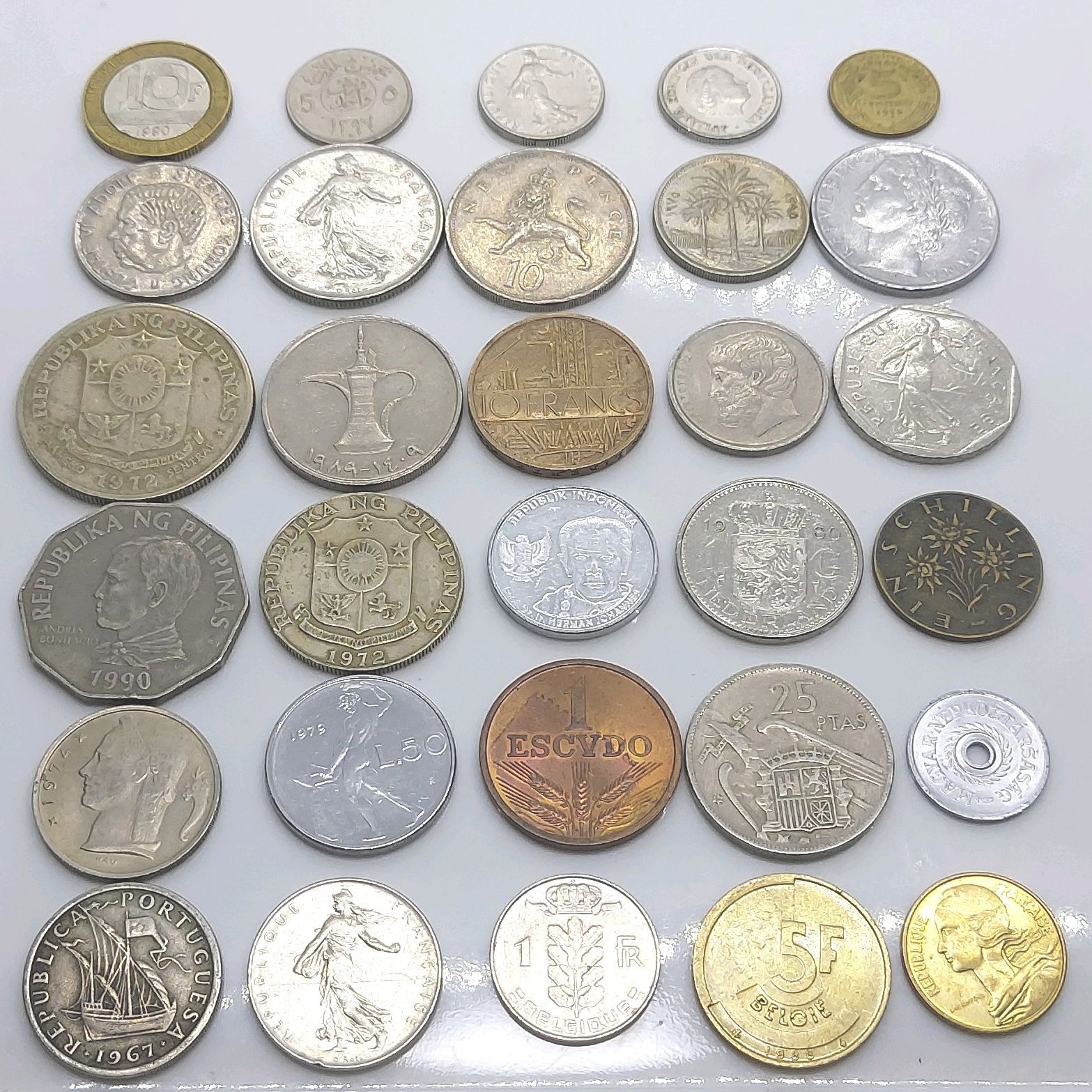 L304】外国コイン 30枚詰め合わせセット 世界の硬貨 海外古銭 まとめ