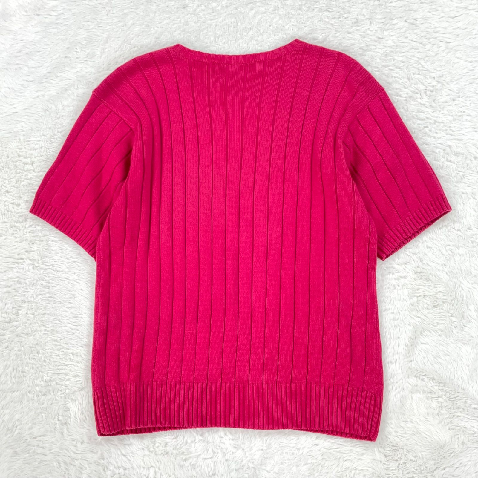 ラルフローレン 90s コットン ニット 半袖 M ピンク ラルフローレン 90s コットン ニット 半袖 M ピンク ラルフローレン