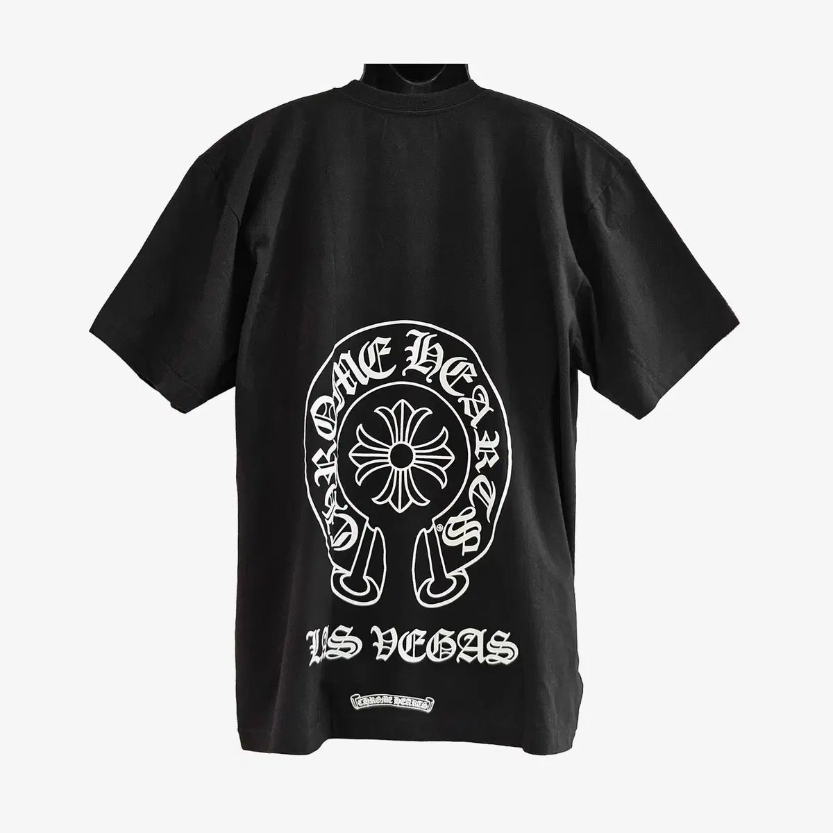 未使用 CHROME HEARTS クロムハーツ Las Vegas ラスベガス 限定モデル ホースシュー ロゴ ショートスリーブ Tシャツ XL サイズ ブラック BBG955J8 142,846円