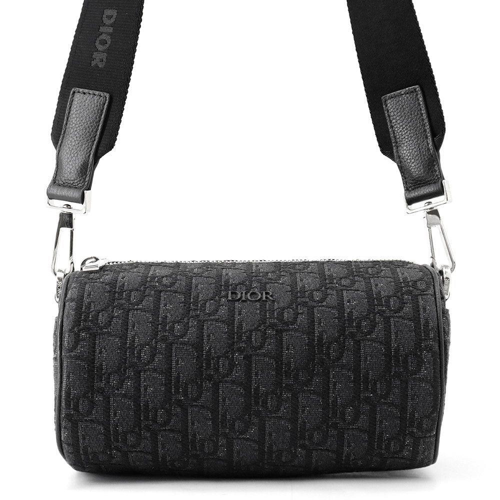 クリスチャン・ディオール ショルダーバッグ オブリーク ジャカード ローラー 1ROPO061YKY Christian Dior 黒 153,100円