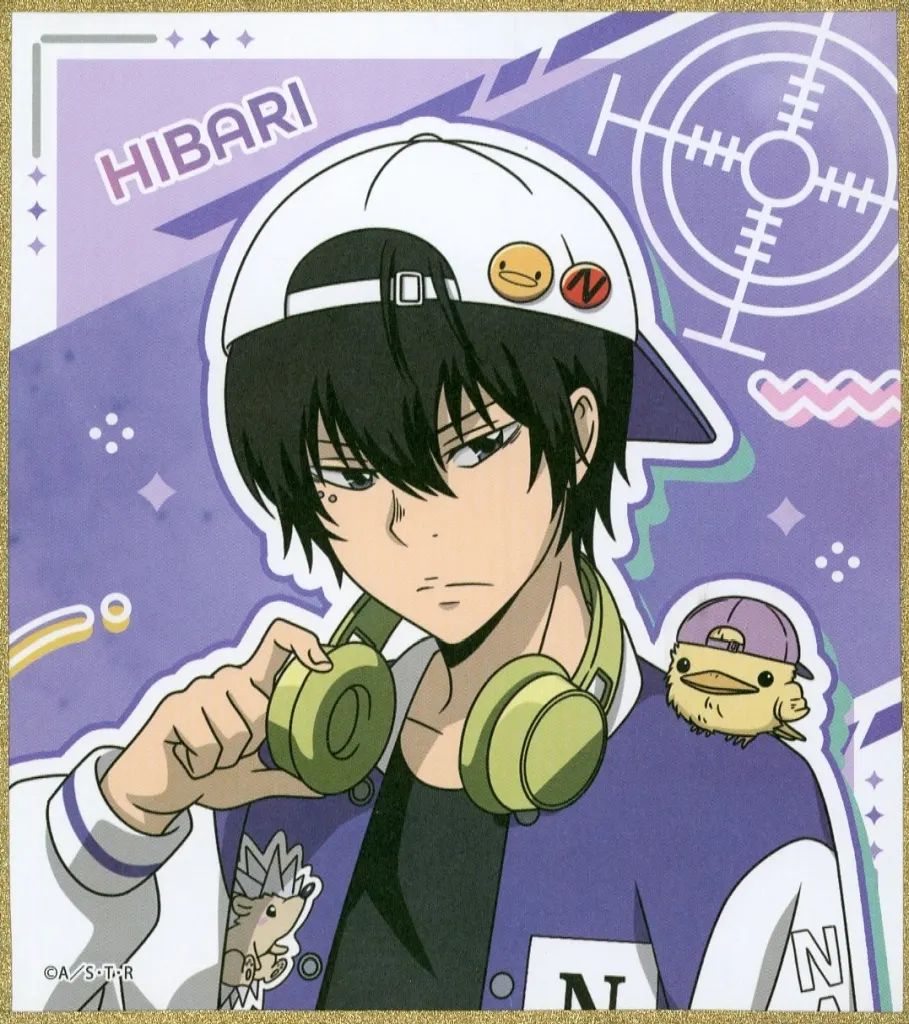 [Used] Paper Product Hibari Kyoya Mini Colored Paper “Kurakuji Tutor Hitman REBORN! Decora Fashion” D Award