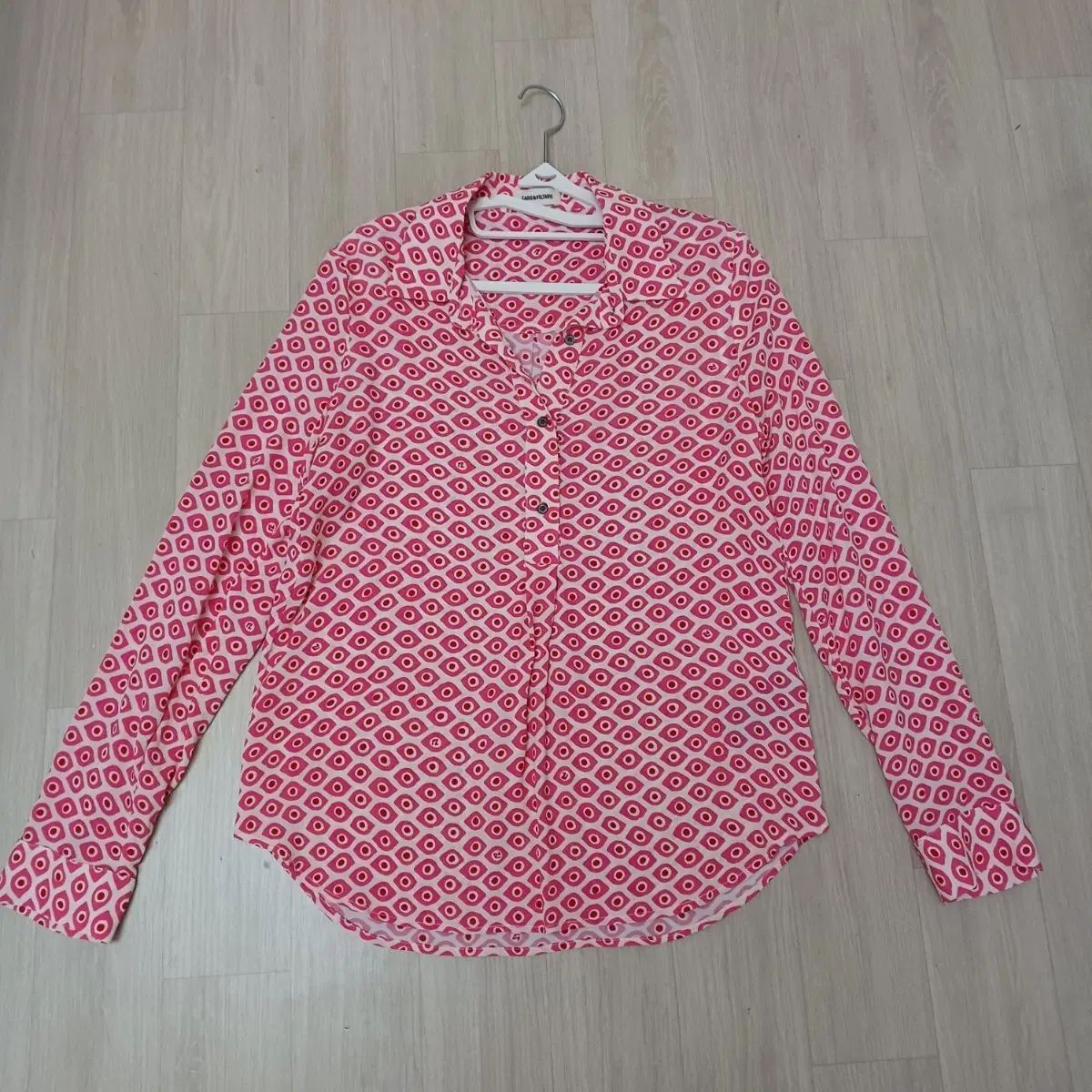 正規品 ZADIG&VOLTAIRE ザディグ・エ・ヴォルテール シルク混 ブラウス（実寸M）総丈58 7,307円