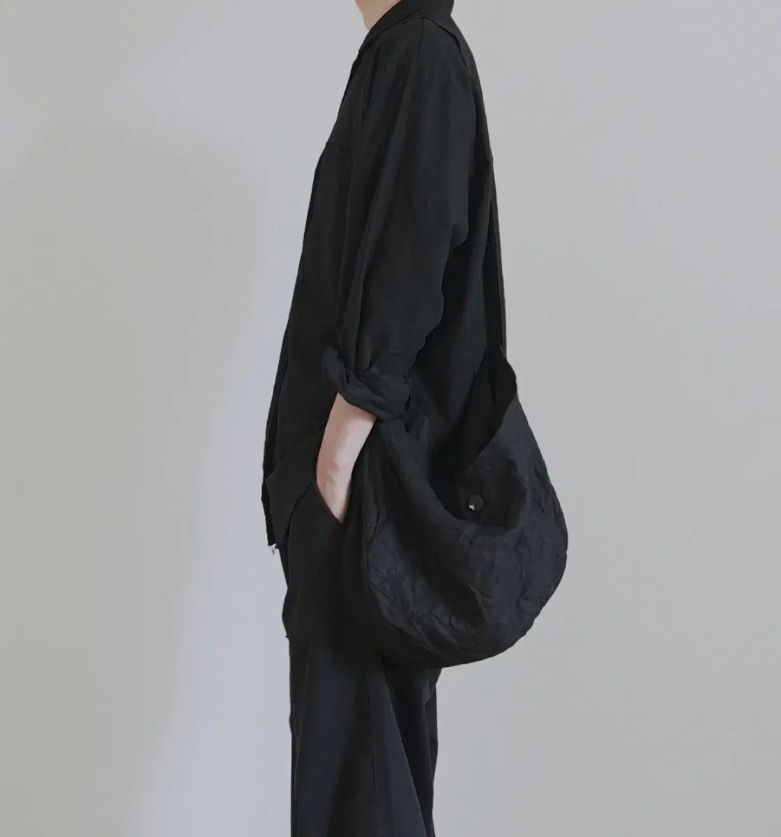 コキュ Kokyu リネン サック バッグ black kokyuu リネン バッグ 11,900円