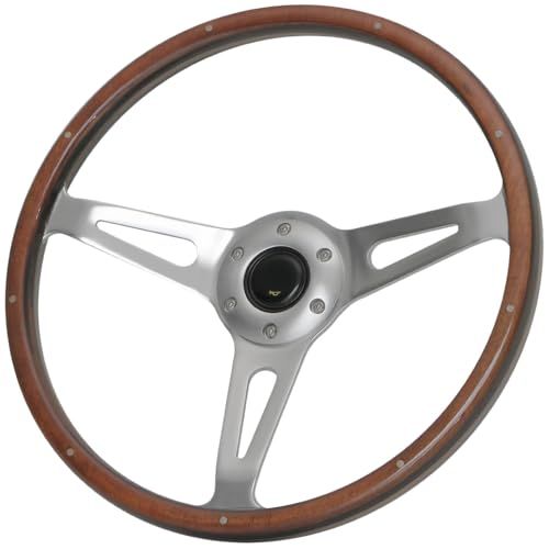 ☆新品☆ウッド ステアリング 36.5Φ ヴィンテージスタイル (N365W)