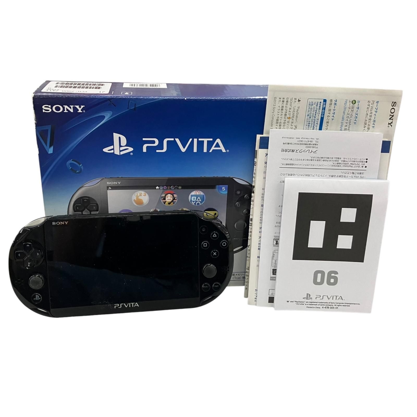 186000 現状品 SONY ソニー PS　VITA PCH-2000　ブラック