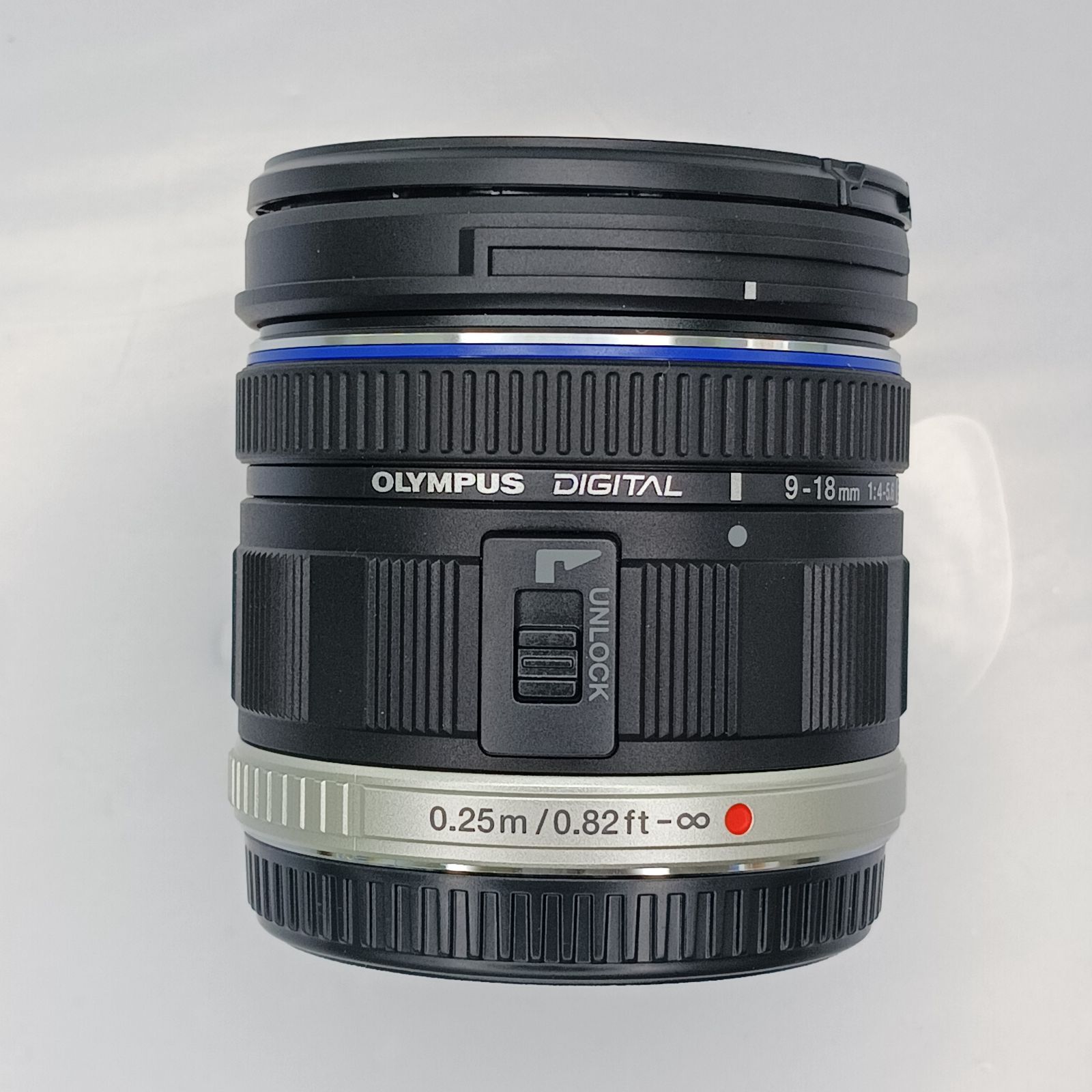 【ガラスケース内展示商品】オリンパス　OLYMPUS カメラレンズ ED 9-18mm F4.0-5.6 M.ZUIKO DIGITAL［ マイクロフォーサーズ / ズームレンズ ］ブラック M.ZUIKO DIGITAL ED 9-18mm F4.0-5.6