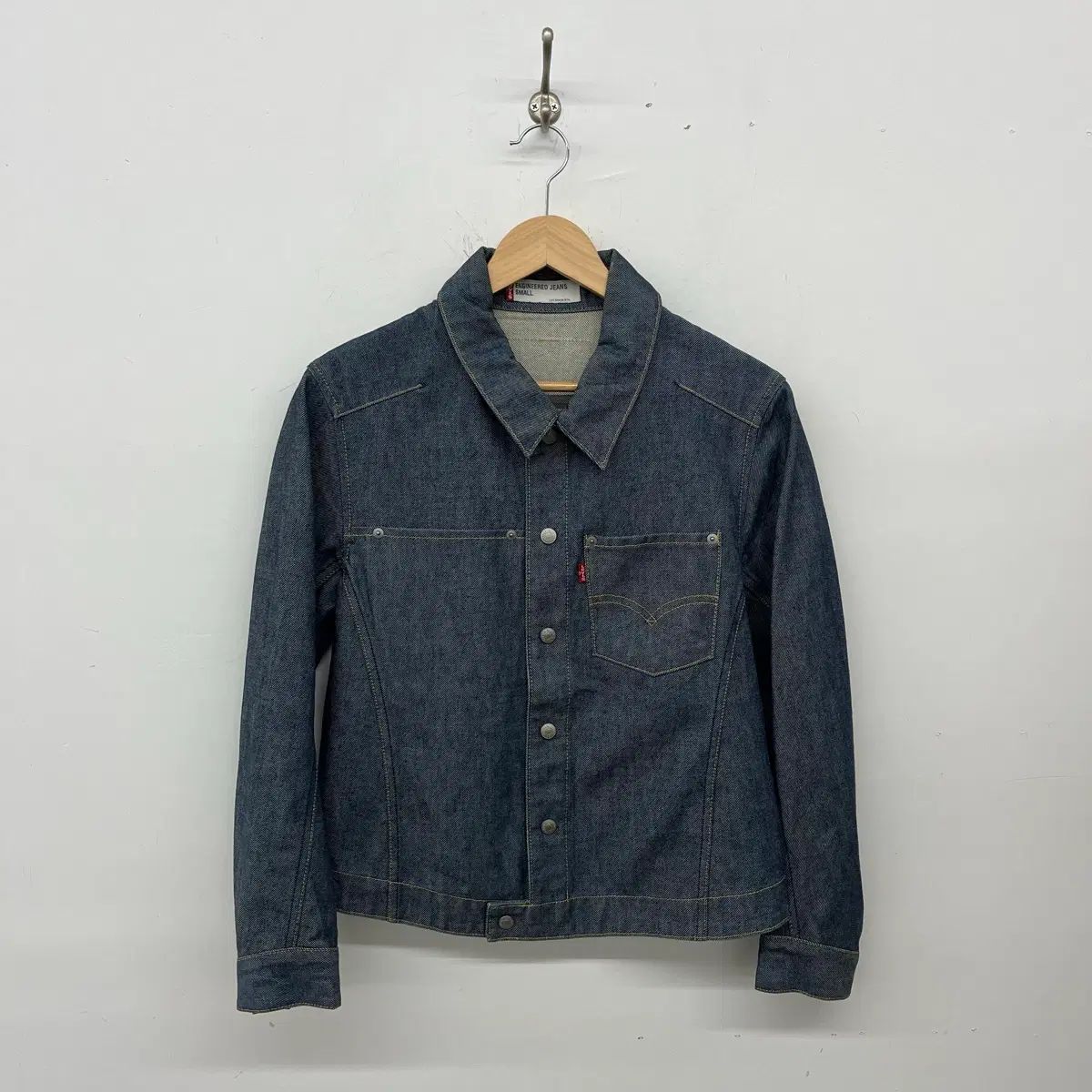 リーバイス エンジニアード ヴィンテージ クロップド デニムジャケット ネイビー レディースS 20,341円