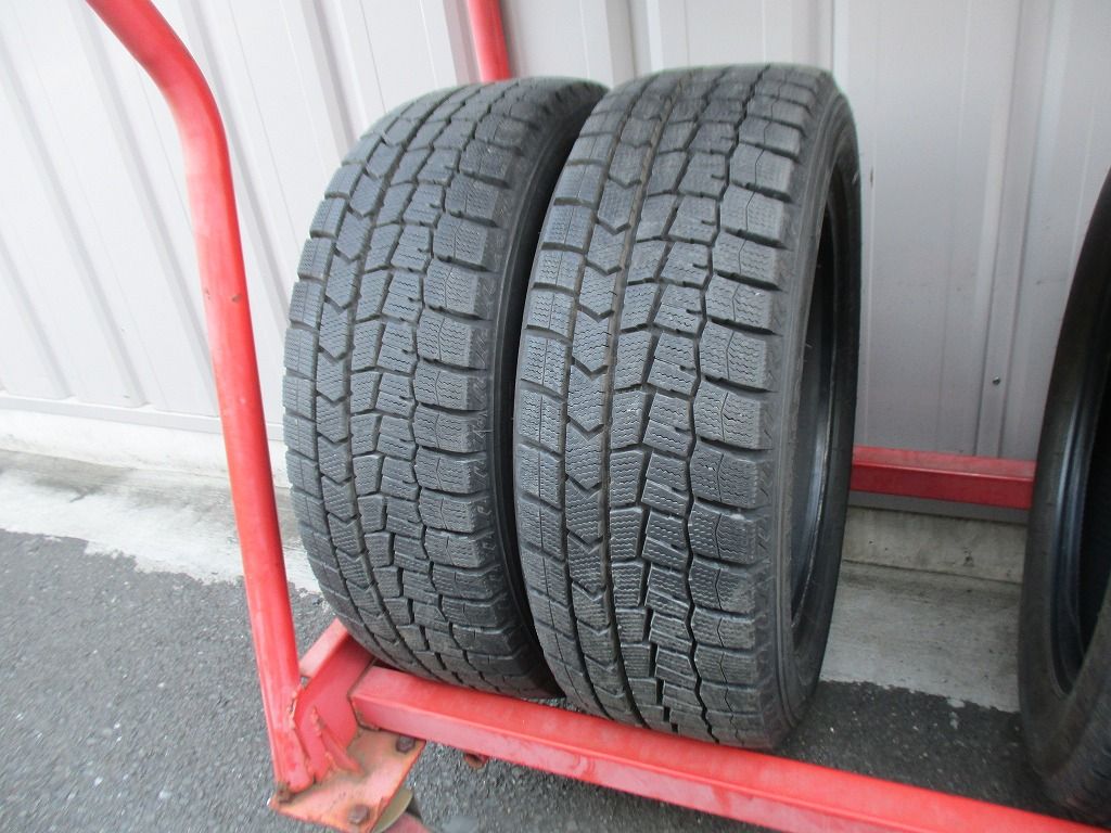 ★☆185/55R15 82Q ダンロップ WINTER MAXX WM02 スタッドレス 2022年製 2本 送料込 T75300306☆★インボイス領収書発行可能