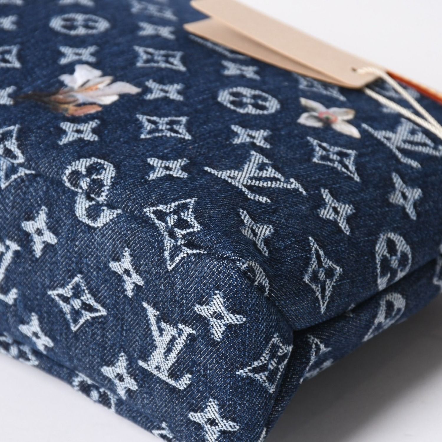 新品未使用品 LOUIS VUITTON ルイヴィトン ハンドバッグ クラッチバッグ M27559 ポシェット・ヴォワヤージュ モノグラムデニム 中古 4a006421