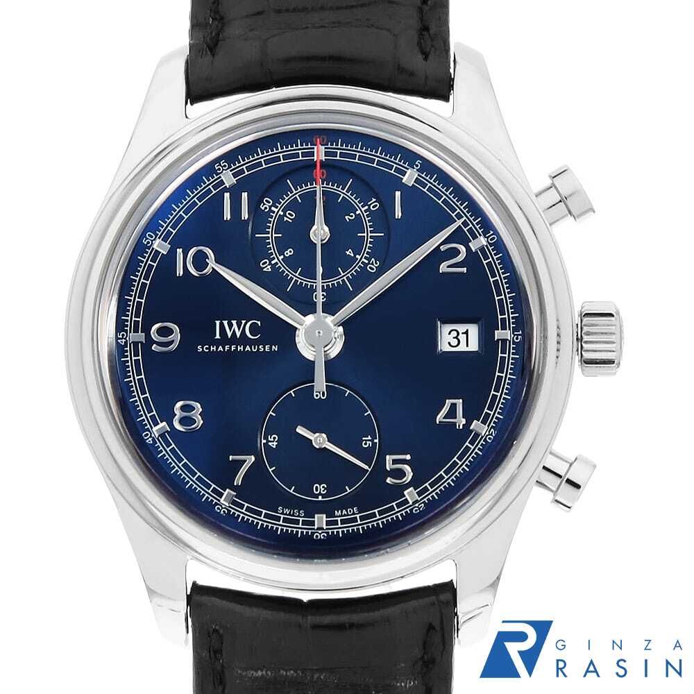 IWC ポルトキーゼ クロノグラフ クラシック ローレウス スポーツ フォーグッド 世界限定1000本 IW390406 中古 メンズ