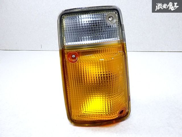 【割れ無し】日産 純正 Y60 サファリ 後期 フロント コーナーランプ ウィンカーランプ 左 左側 助手席側 ICHIKOH 3378 即納