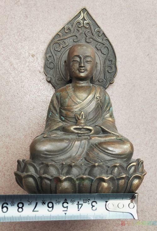 観音菩薩 仏像 銅製 置物 仏教美術 開運 風水 インテリア zw427 - メルカリ