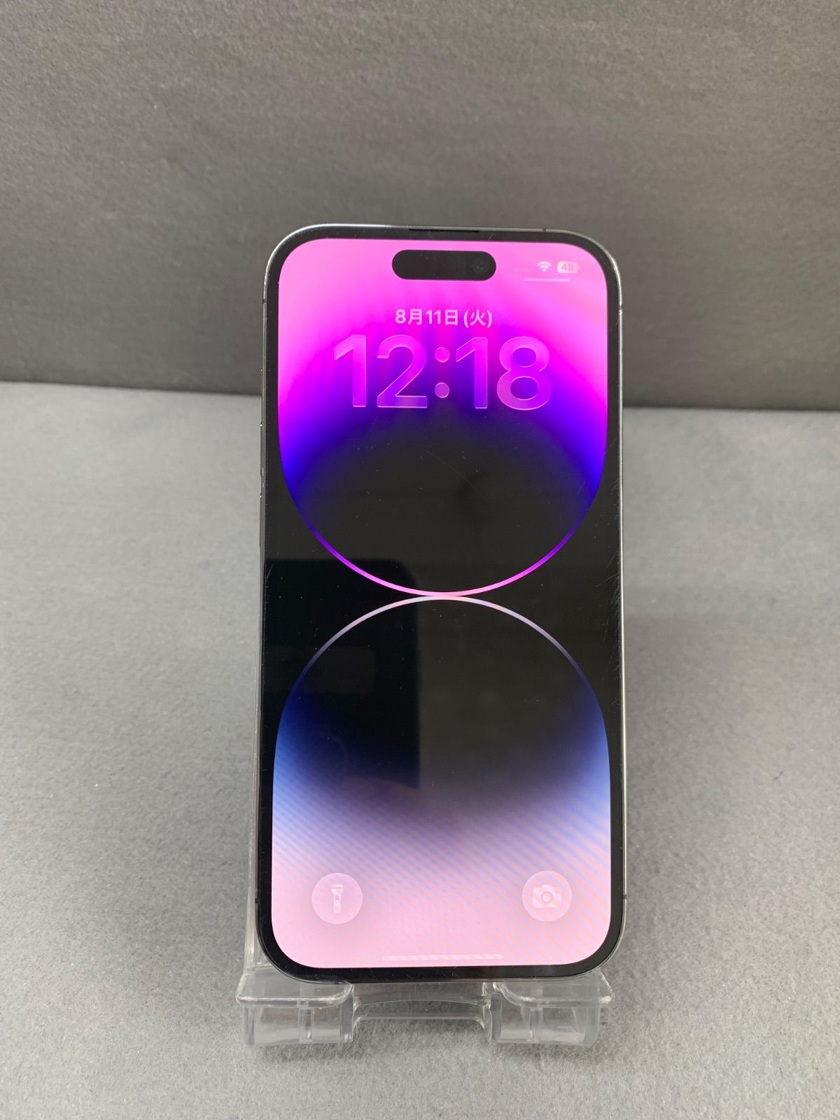 美品 国内版【ケア保証有り】SIMフリー iPhone14 Pro 128GB ディープパープル色 47,940円
