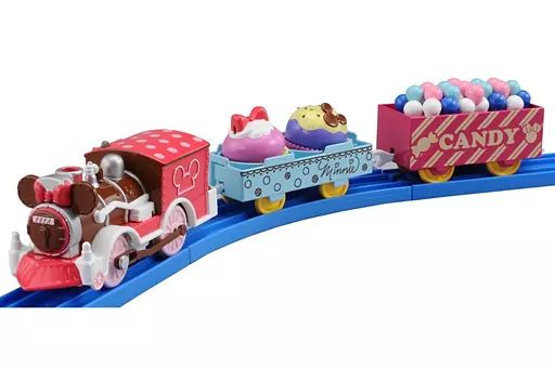 【中古】おもちゃ プラレール ミニーマウス スイーツロコモーティブ 「ディズニードリームレールウェイ」